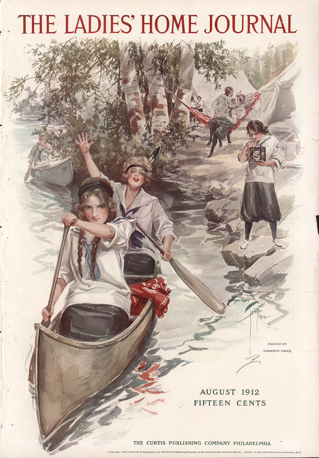 Ladies' Home Journal August 1912 Wooden Canoe Museum